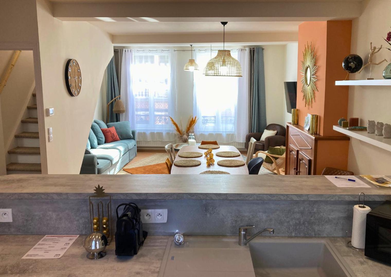 Le Bohemian Chic - 4 Chambres En Hypercentre De Saint-Omer, Ideal Pour Les Groupes المظهر الخارجي الصورة
